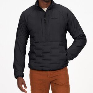 NWT Marmot  WarmCube Active Alt HB Down Half-Zip Jacket in Black